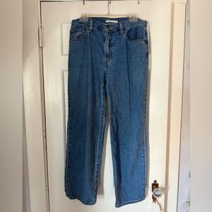 Levi’s Baggy Dad Jeans medium-dark blue wash